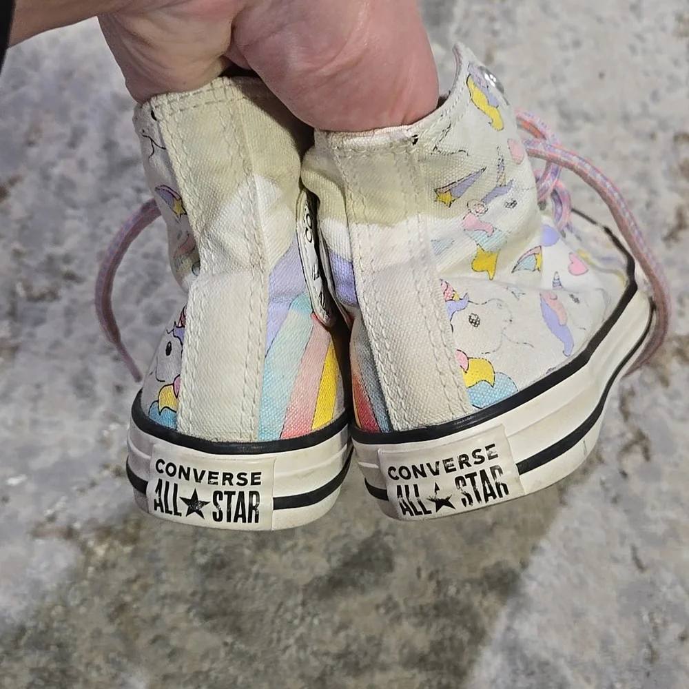 Kids High-Top Sneakers with Cartoon Print